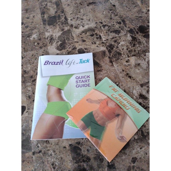 Brazil Lift Tuck Fat Burning Cardio Savvier DVD set includes BOOK Fitness Health - Picture 5 of 11